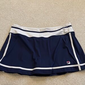 Fila Blue and White Sports Skirt